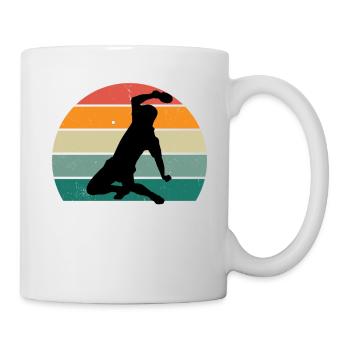 Tischtennisspieler - Tasse - Weiß - Rechts