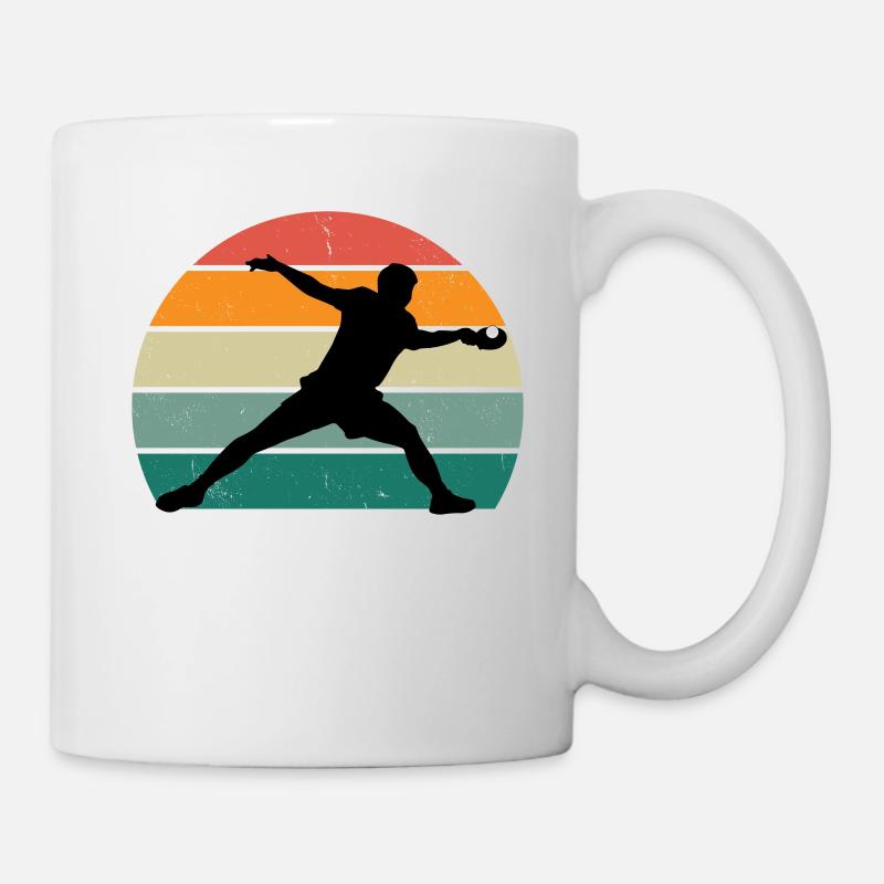 Tischtennisspieler - Tasse - Weiß