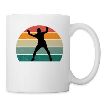 Rückhandexperte - Tasse - Weiß - Rechts