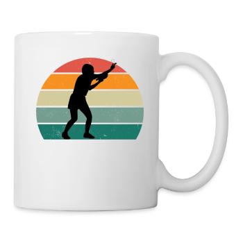 Tischtennisspieler - Tasse - Weiß - Rechts