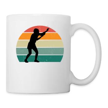 Tischtennisspieler - Tasse - Weiß - Rechts