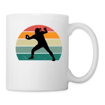 Tischtennisspielerin - Tasse - Weiß - Rechts
