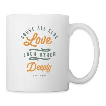 Deep Love - Christian Quote - Mug - white - Right