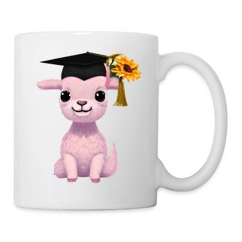 Bachelor Graduate School Leaving Certificate Alpaga Study - Mug blanc - blanc - Droite