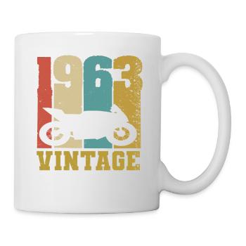 1963 motorcycle vintage - Mug - white - Right