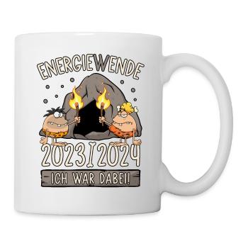 Energiewende 2023/2024 Ich war dabei Stromausfall - Tasse - Weiß - Rechts