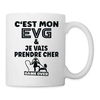 C'est Mon EVG - Enterrement de vie de garçon EVG - Mug blanc - blanc - Droite