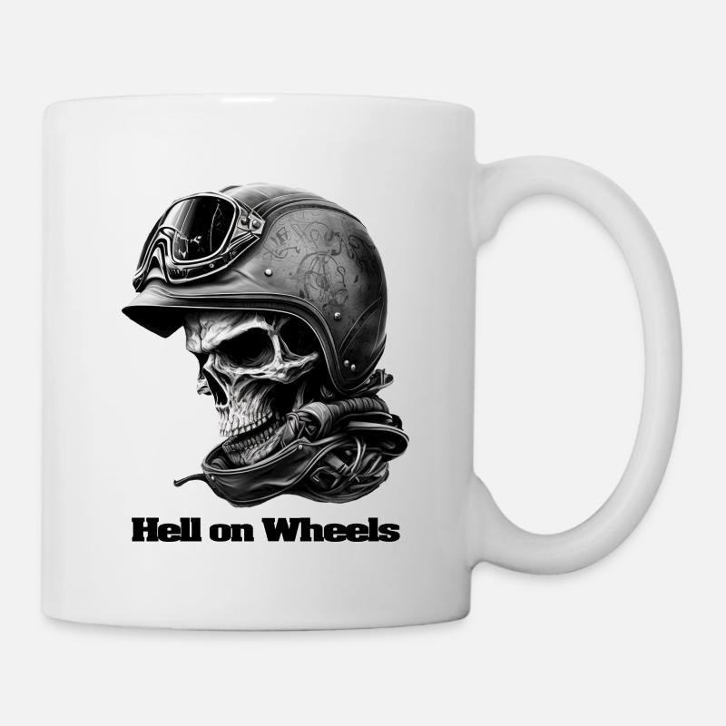 Hölle auf Rädern - Tasse - Weiß