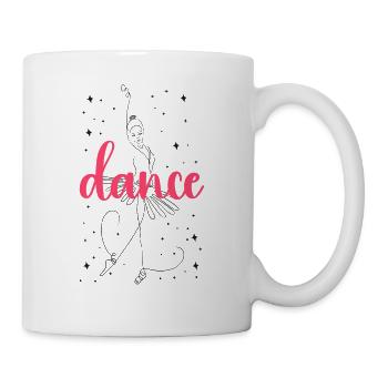 Ballet Dancer Dance Girl Ballerina - Tasse - Weiß - Rechts
