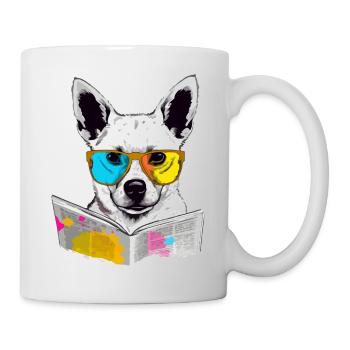 Lole chien savant - Mug blanc - blanc - Droite