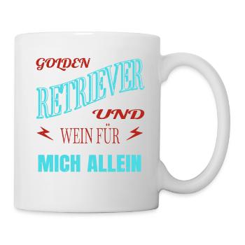 pfote alkohol alkoholiker weinkenner bachhund - Tasse - Weiß - Rechts