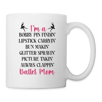 Ballet Dancer Dance Girl Ballerina - Tasse - Weiß - Rechts