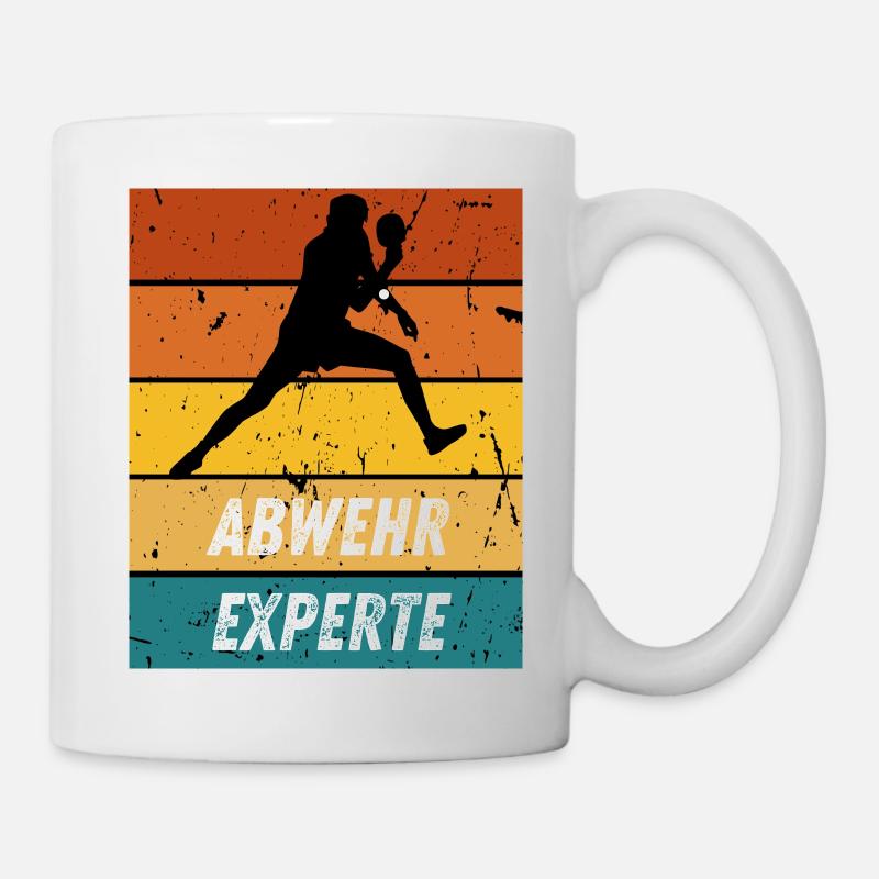 Abwehrexperte - Tasse - Weiß
