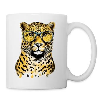 Kig der Leopard - Tasse - Weiß - Rechts