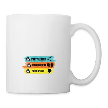 Awesome Dad Checklist - Mug - white - Right