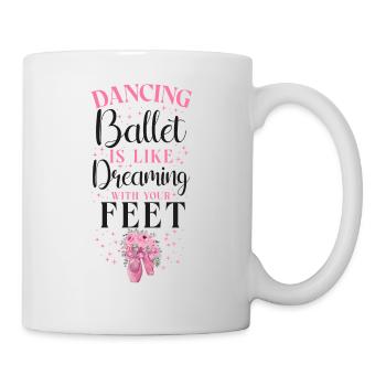 Ballet Danseuse Danse Ballerine - Mug blanc - blanc - Droite