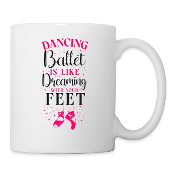 Ballet Danseuse Danse Ballerine - Mug blanc - blanc - Droite