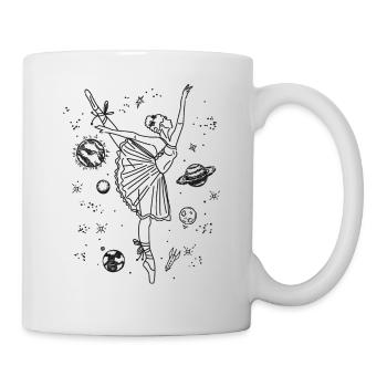 Ballet Dancer Dance Girl Ballerina - Tasse - Weiß - Rechts