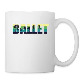 Ballet Dancer Dance Girl Ballerina - Tasse - Weiß - Rechts