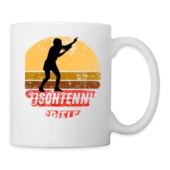 Tischtennisspieler - Tasse - Weiß - Rechts