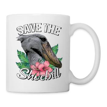 Schuhschnabel Save the shoebill - Mug - white - Right