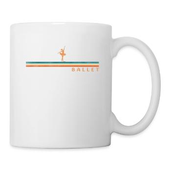 Ballet Dancer Dance Girl Ballerina - Tasse - Weiß - Rechts