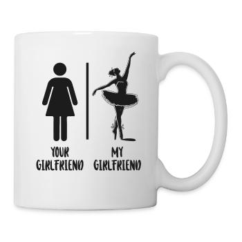 Ballet Dancer Dance Girl Ballerina - Mug - white - Right