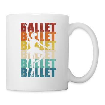 Ballet Dancer Dance Girl Ballerina - Tasse - Weiß - Rechts