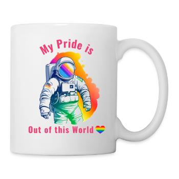 Gay Pride Month - My pride is out of this world - Mug - white - Right