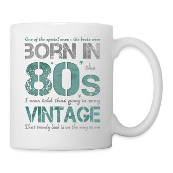the eighties 80s 80s - Mug - white - Right
