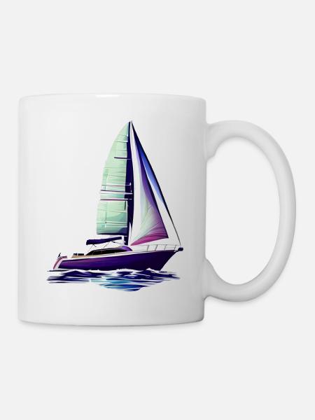 Sailing Ship Sailing Sailboat Sailing Sailing Sailor - Mug - white