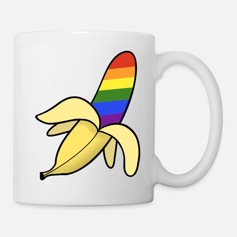 LGBTQ Pride Banana - Mug - white