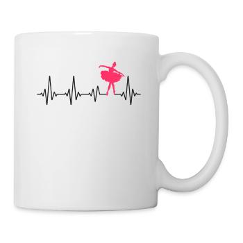 Ballet Dancer Dance Girl Ballerina - Tasse - Weiß - Rechts