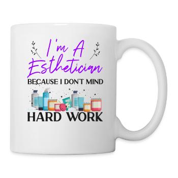 Cute Licensed Esthetician Skincare - Tasse - Weiß - Rechts