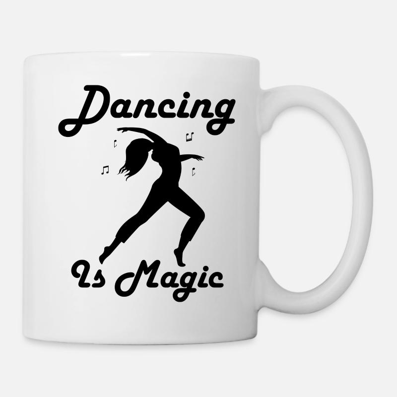 Dancing Dance Music - Tasse - Weiß