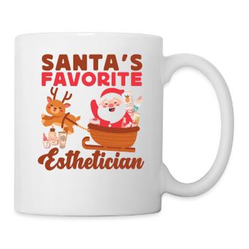 Cute Licensed Esthetician Skincare - Tasse - Weiß - Rechts