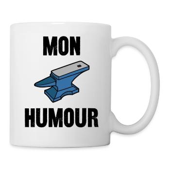 mon humour - Mug blanc - blanc - Droite