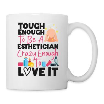 Cute Licensed Esthetician Skincare - Tasse - Weiß - Rechts