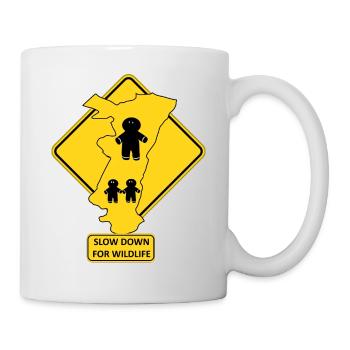 Alsace Slow Down Wildlife - Mug - white - Right