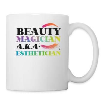 Soins de la peau d’esthéticienne agréée mignonne - Mug blanc - blanc - Droite