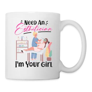 Cute Licensed Esthetician Skincare - Tasse - Weiß - Rechts