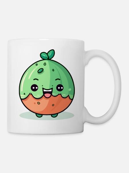 Lonm melón kawai - Taza - blanco