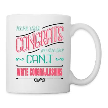Écriture littéraire blagues d’anniversaire blogs cool - Mug blanc - blanc - Droite