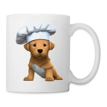 Golden Retriever Cooking Dogs Gastronom Puppy - Mug blanc - blanc - Droite