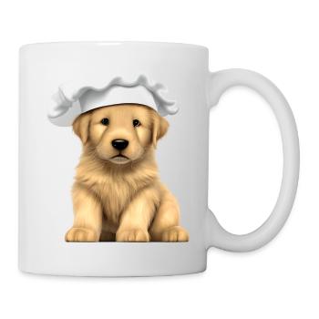 Golden Retriever Restaurateur Chiens Cuisine de chiot - Mug blanc - blanc - Droite