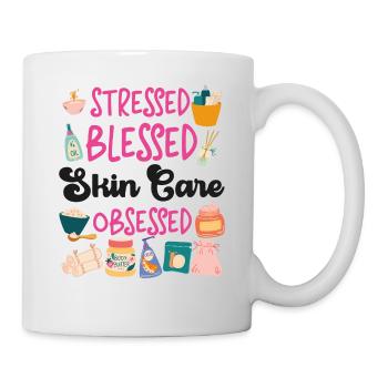 Cute Licensed Esthetician Skincare - Tasse - Weiß - Rechts