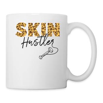 Soins de la peau de l’esthéticienne mignonne - Mug blanc - blanc - Droite