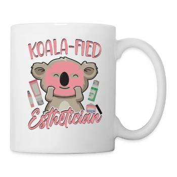Cute Licensed Esthetician Skincare - Tasse - Weiß - Rechts