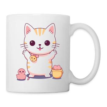 Mignon Kitten Design #2 - Mug blanc - blanc - Droite