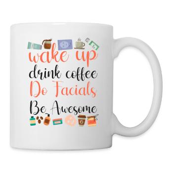 Cute Esthetician Skincare - Mug - white - Right
